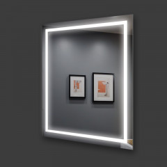 Дзеркало з LED підсвіткою та електричним підігрівом L SR-5 800х800 мм (11440584)