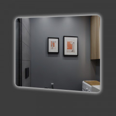 Дзеркало з LED підсвіткою L SR Майамі 1000х800 мм (12918523)