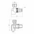 Кран шаровой радиаторный PPR Thermo Alliance 20х1/2