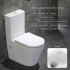 Унитаз напольный Qtap Virgo Ultra Quiet безободковый с сиденьем Soft-Close WHITE QT18226092AW