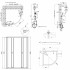 Готовое решение Qtap для ванной комнаты: душевая кабина полукруглая, 90x90 + поддон + душевая панель