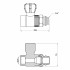 Кран кульовий радіаторний PPR Thermo Alliance 25х3/4