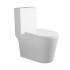 Унитаз-моноблок напольный Qtap Kolibri Ultra Quiet безободковый с сиденьем Soft-close WHITE QT10226380W