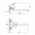 Brinex 36W 005 смеситель ванна длинная (k35)