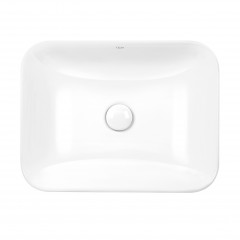 Раковина Qtap Scorpio 500х380х145 White с донным клапаном QT1411K490W