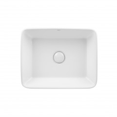 Раковина-чаша Qtap Tern 475х370х140 White с донным клапаном QT17112074W