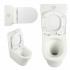 Унитаз напольный Qtap Virgo Ultra Quiet безободковый с сиденьем Soft-Close WHITE QT18226092AW