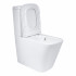 Унитаз напольный Qtap Tern Ultra Quiet безободковый с сиденьем Soft-Close QT17222175AUQ1W White