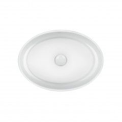 Раковина-чаша Qtap Kolibri 500x360x140 White с донным клапаном QT10113054W