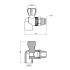 Кран шаровой радиаторный PPR Thermo Alliance 25х3/4