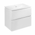 Комплект Qtap Albatross 710х725х460 White тумба подвесная + раковина врезная  QT0172TP700D3070CW