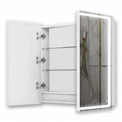 Дзеркальна шафа з LED підсвіткою L Сан-Ремо 700х700 мм