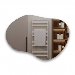 Дзеркало фігурне з з LED підсвічуванням  Viktoria 800х600 мм (134814201)