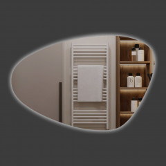 Дзеркало фігурне з з LED підсвічуванням  Viktoria 800х600 мм (134814201)