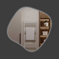 Дзеркало фігурне з LED підсвічуванням Ines 700х700 мм (114452421)