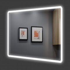 Дзеркало з LED підсвіткою L SR Кріт 700х450 мм