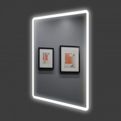 Дзеркало з LED підсвіткою L SR Кріт 450х700 мм