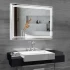 Зеркало с LED подсветкой L SR Decor Duo 700х800 мм (12918412)
