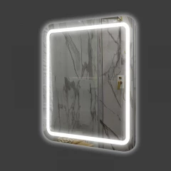 Зеркало с LED подсветкой и электрическим подогревом L SR-03 600х800 мм (11440584)