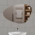 Зеркало фигурное с LED подсветкой Viktoria 1200х800 мм (134814201)
