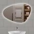 Зеркало фигурное с LED подсветкой Viktoria 1200х800 мм (134814201)