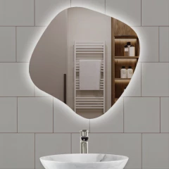 Зеркало фигурное с LED подсветкой San Lorenzo  1000х1000 мм (114452391)